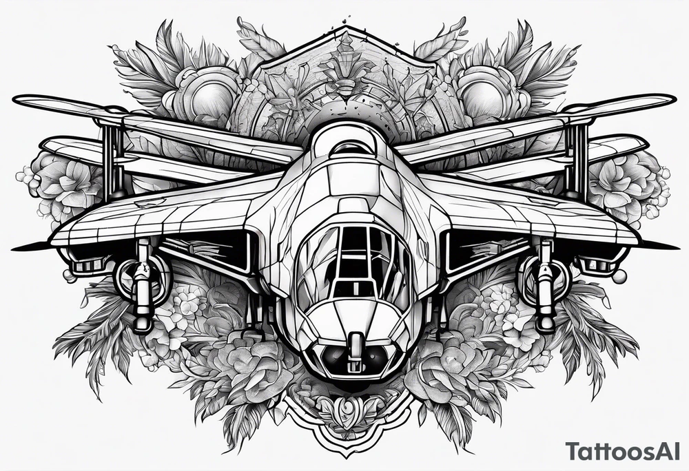 drone strike tattoo idea