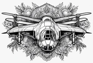 drone strike tattoo idea