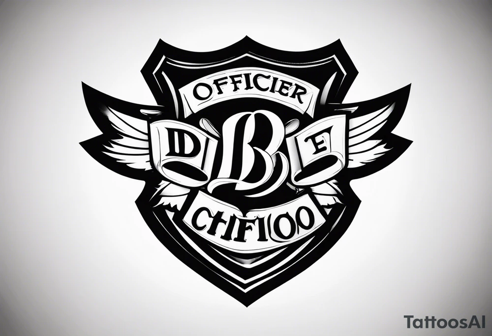 Officer B.D. tattoo idea