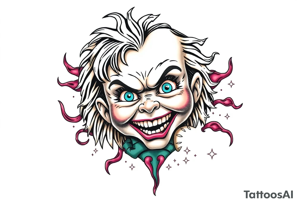 chucky tattoo idea