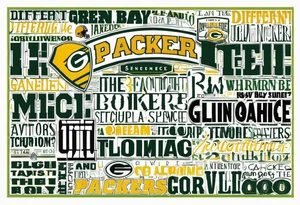 different text fonts for the following sentence.

And the Green Bay Packers. In that Order. tattoo idea