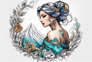 Virgo water tattoo idea