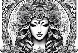 Almighty Serpent and Almighty Jesus tattoo idea