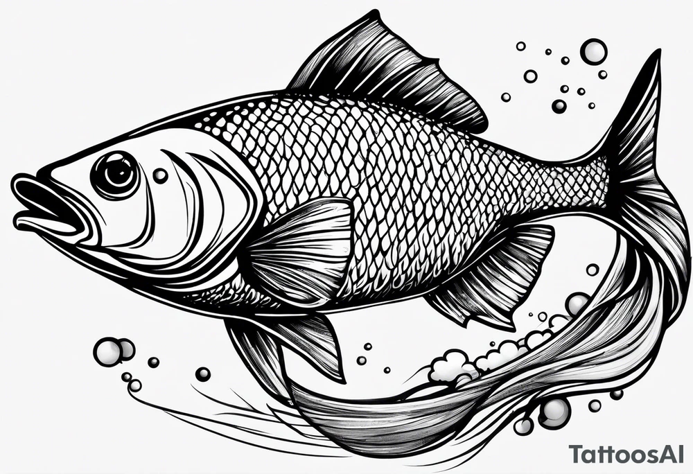 My husband love fishing and I love the infinity 
sign tattoo idea