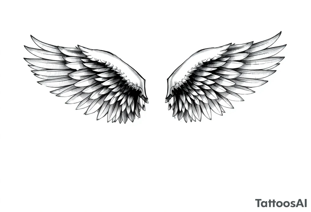 angel wings 
rest easy 
thomas wayne adams tattoo idea