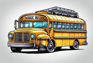 magic school bus tattoo idea