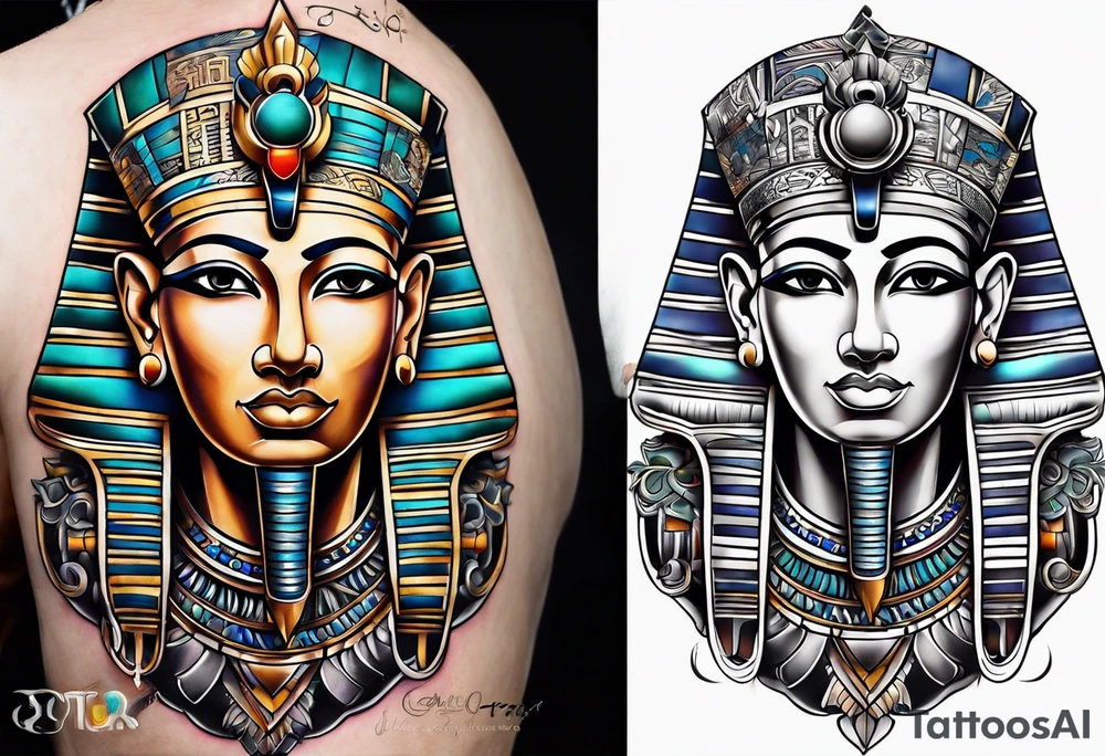 egypt gods tatto tattoo idea