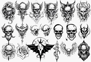 Good and evil tattoo idea