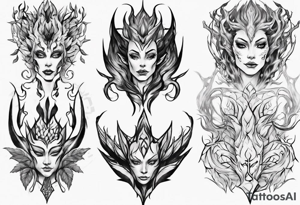 Sylvari tattoo idea