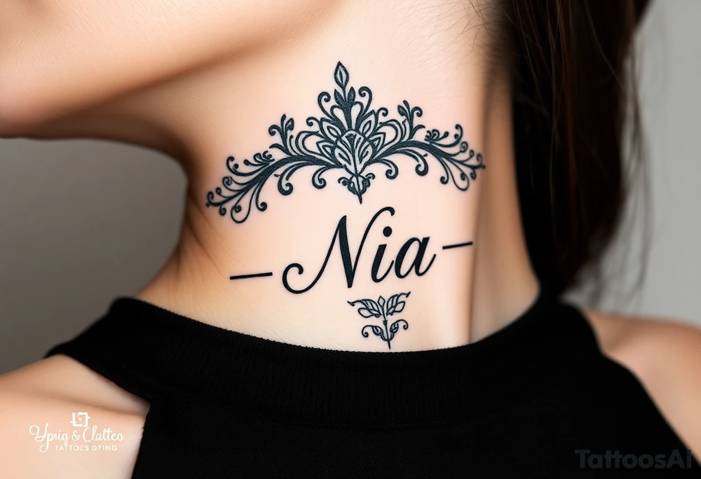 Name Nia tattoo idea