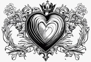 Sacred heart tattoo idea