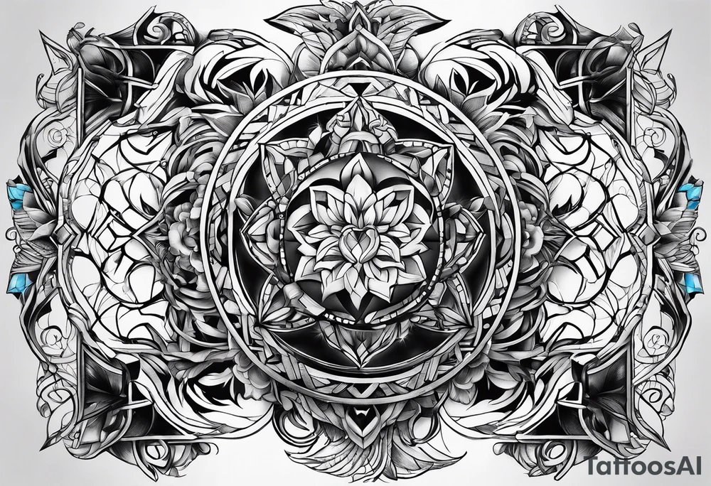 Tesseract tattoo idea