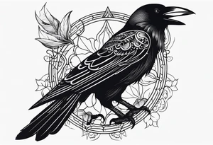 crows, tattoo idea