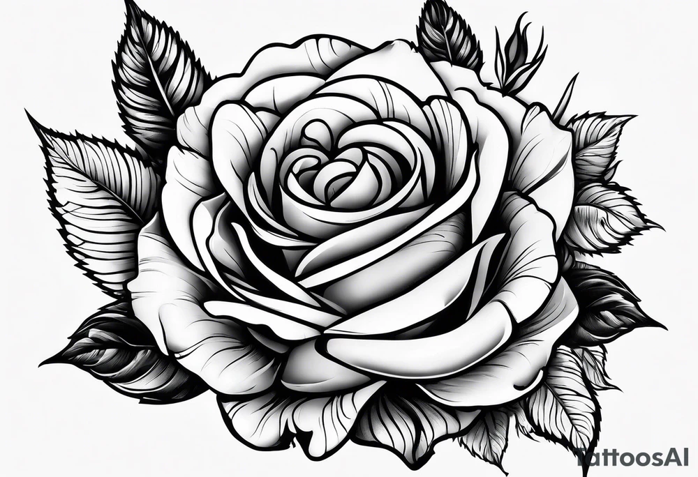 detroit city  , roses , ♍️ tattoo idea