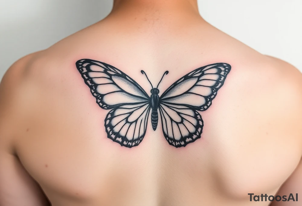 Butterfly autumn memorial memory lover  gf rip tattoo idea