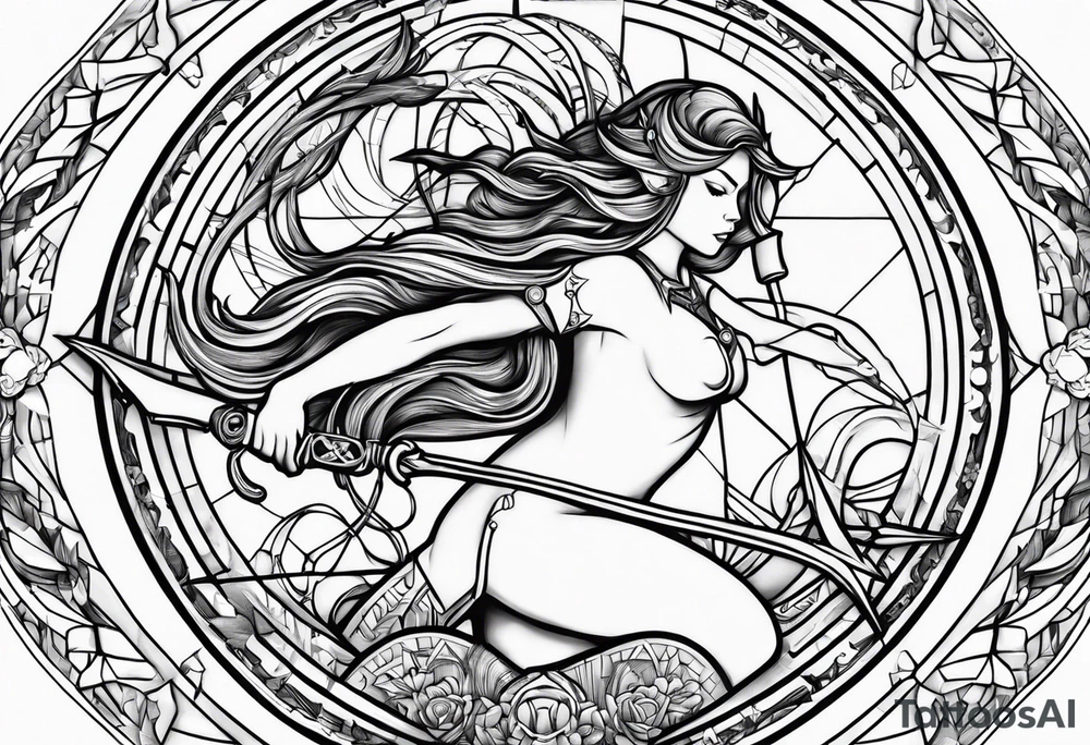 sagittarius, faith, strong tattoo idea