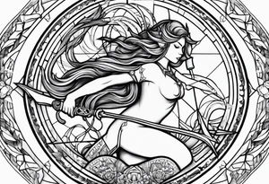 sagittarius, faith, strong tattoo idea
