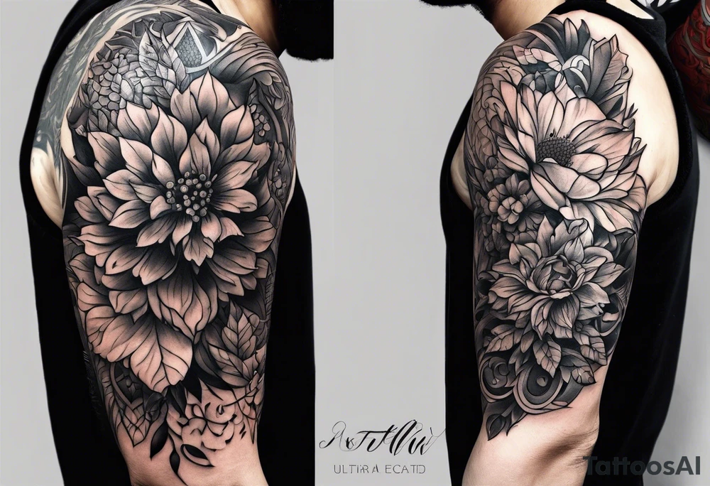 Half sleeve tattoo idea