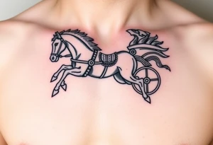 Chariot horse tattoo idea