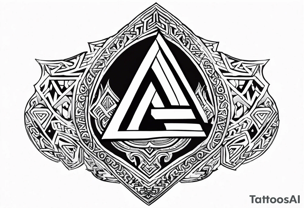 Valhalla shield
valknut tattoo idea