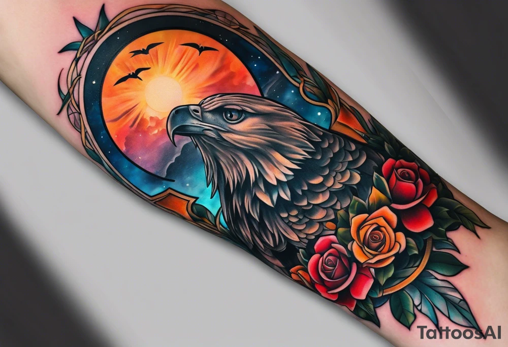 Biblical for man on forearm tattoo idea