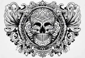 Russian design tattoo idea
