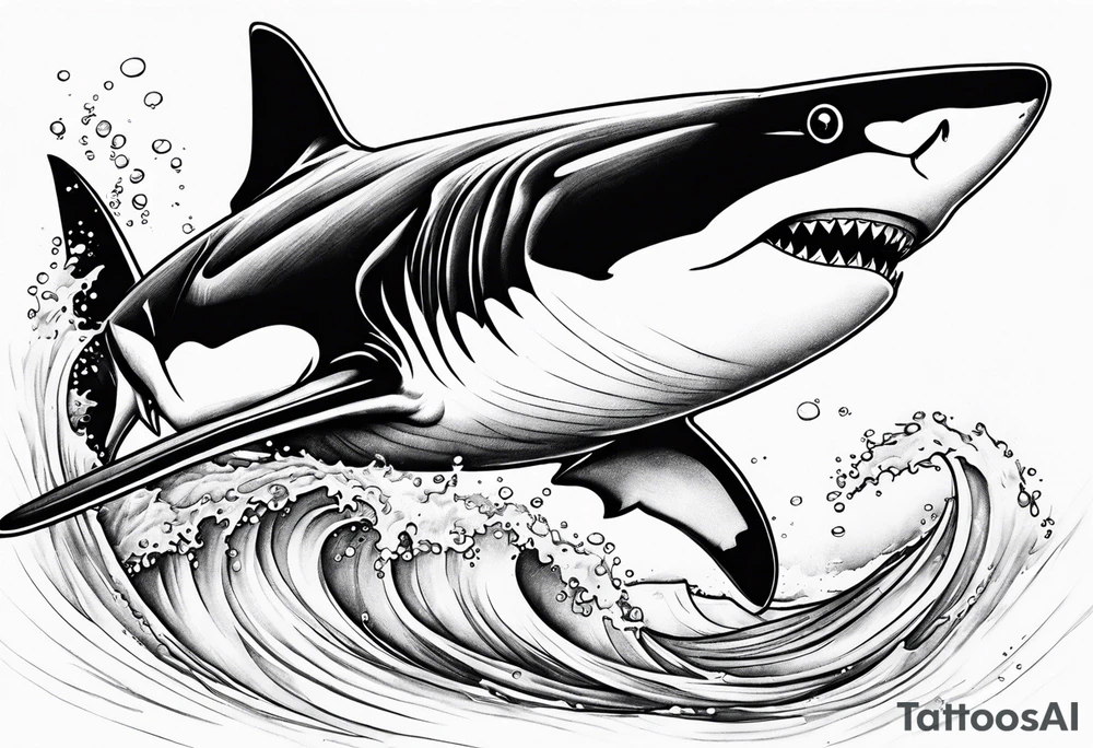 Shark tattoo idea