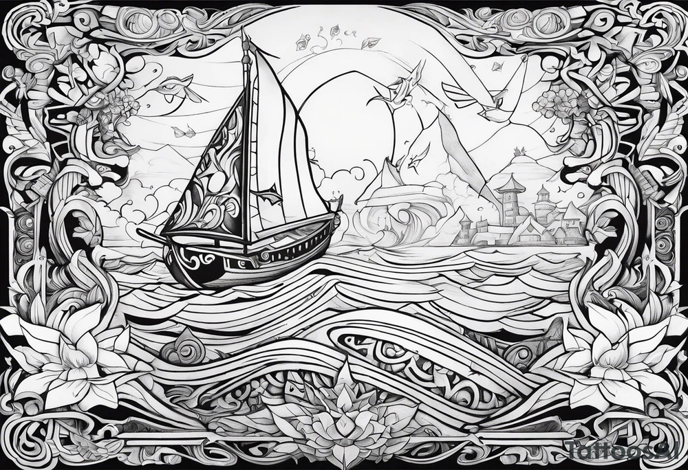 zelda wind waker tattoo idea