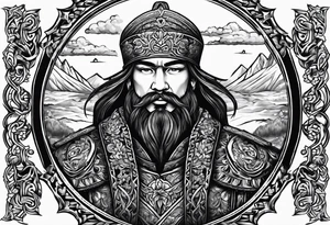 tattoo of Ukrainian Cossacks tattoo idea