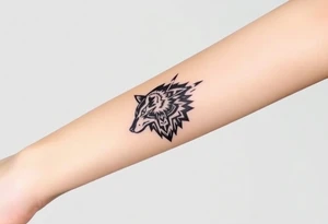 Wolf tattoo idea