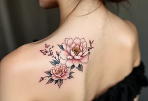 美 (měi, “beauty”) in rose gold ink often decorates a peony or butterfly for elegance and transformation. tattoo idea