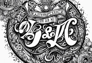 “Do no harm but take no shit” in calligraphy with middle finger and stethoscope for nurse tattoo idea