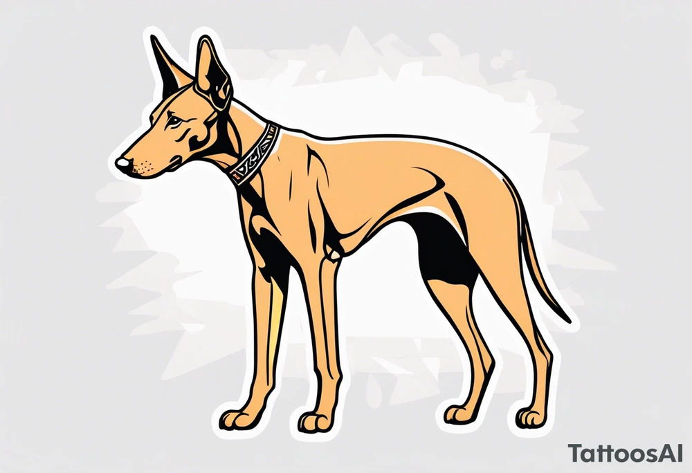 Pharaoh hound tattoo idea