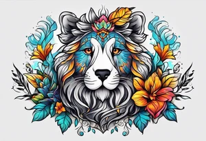 Animal cute tattoo idea