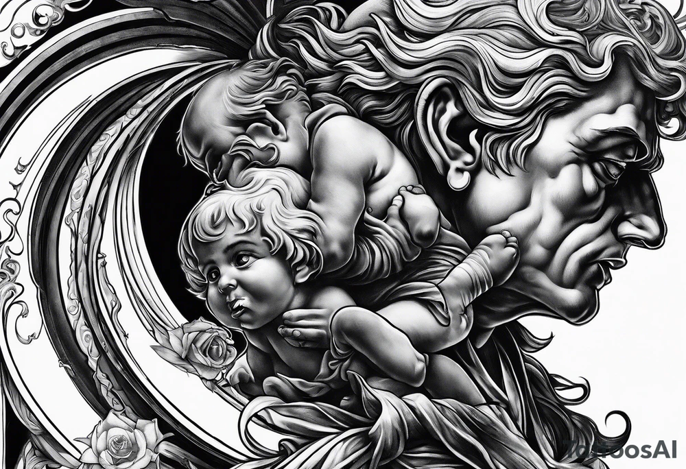 Saturn Devouring His Son tattoo idea