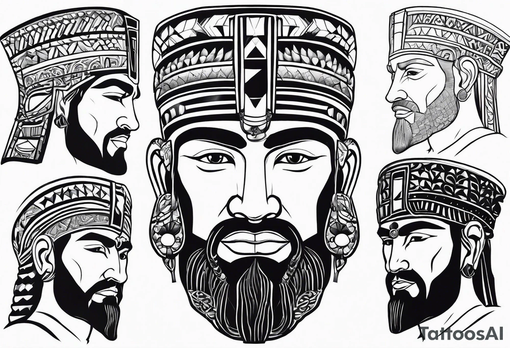 Kouros Kopf tattoo idea