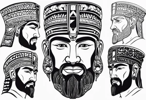 Kouros Kopf tattoo idea