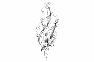 do a j and d but where u cannot see them easily tattoo idea
