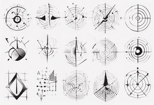 Friendship graph but very simple and clean tattoo idea