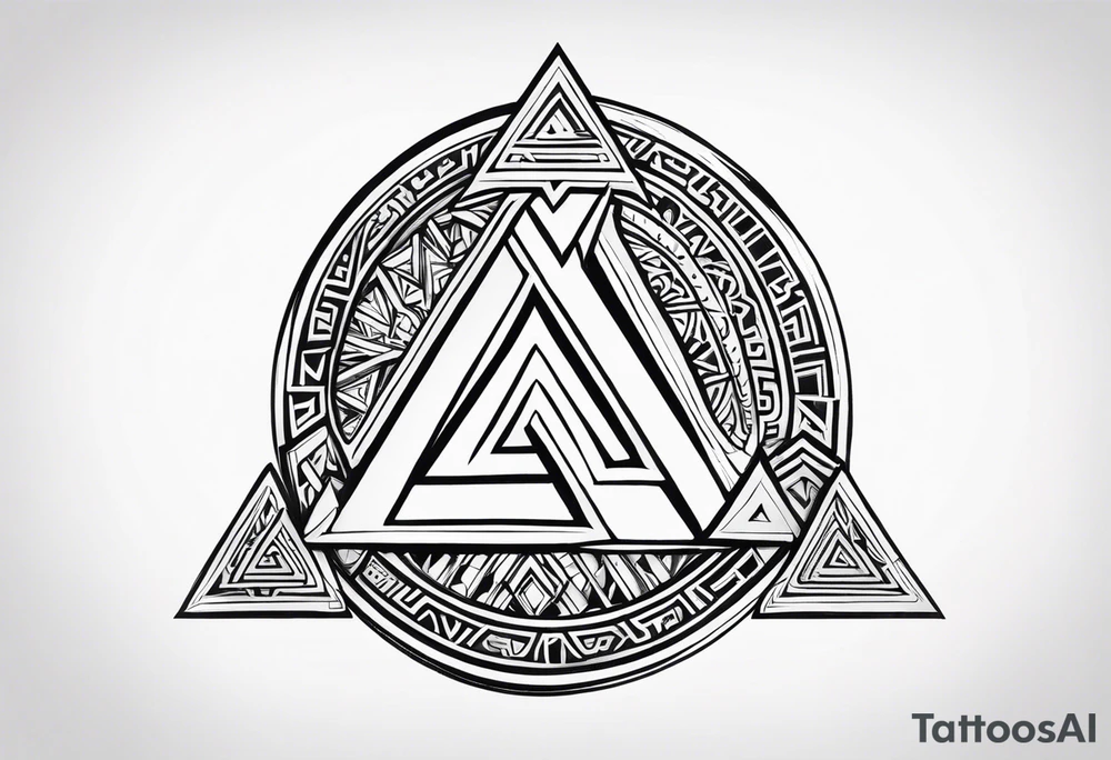 Valhalla word 
valknut tattoo idea