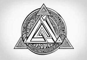 Valhalla word 
valknut tattoo idea