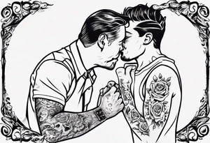 Fathers love for his son tattoo idea