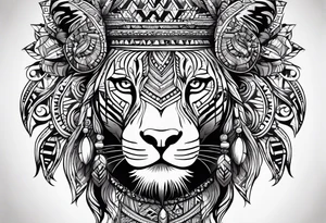 African forearm tattoo idea