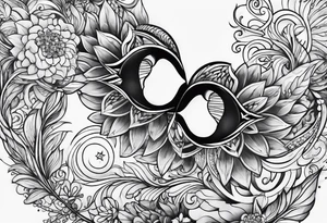 quote about self love in cursive tattoo idea