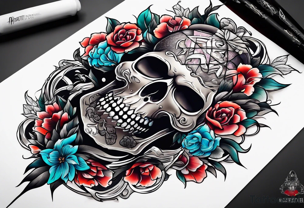 “apathy is death” tattoo idea