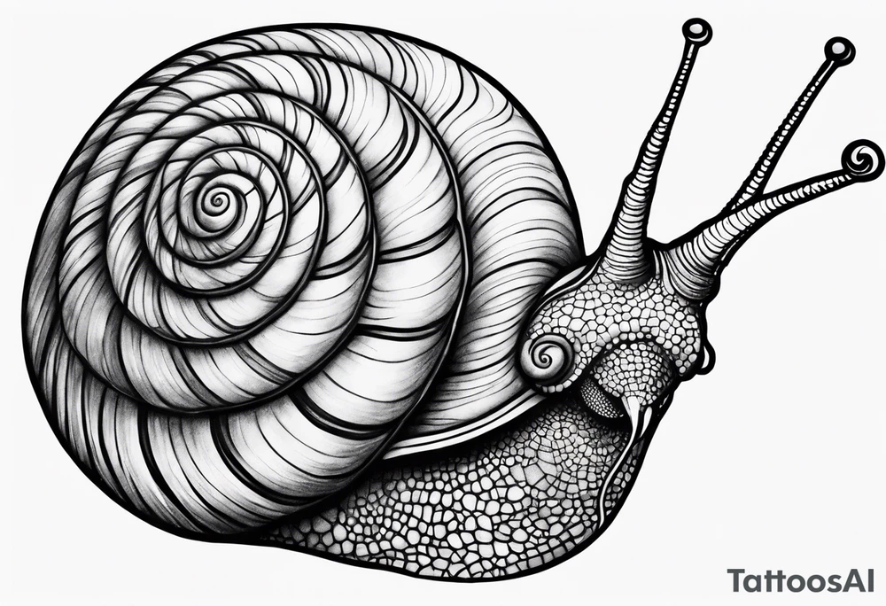 Snail tattoo idea