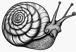 Snail tattoo idea