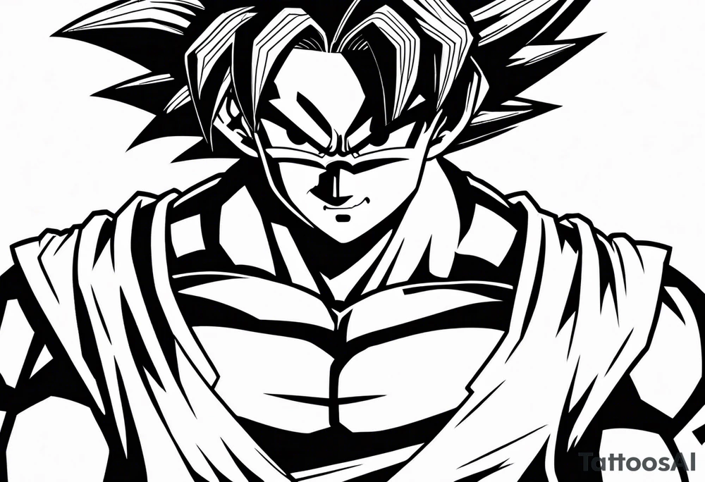 Son goku tattoo idea