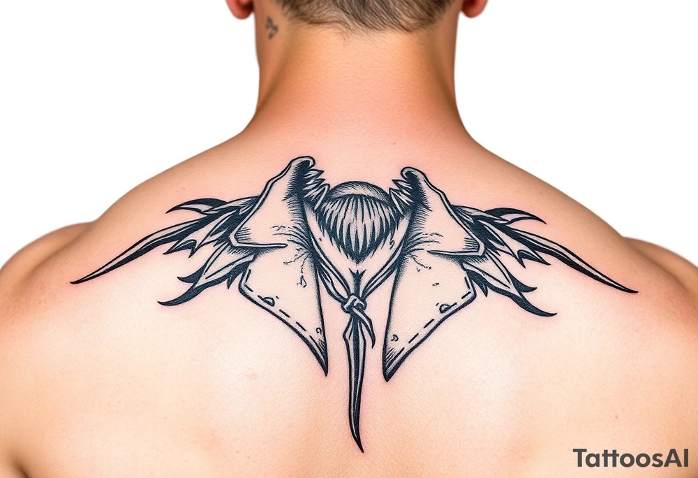 Leather man tattoo idea