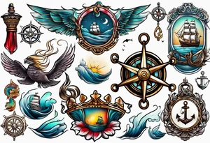 Nautical tattoo idea